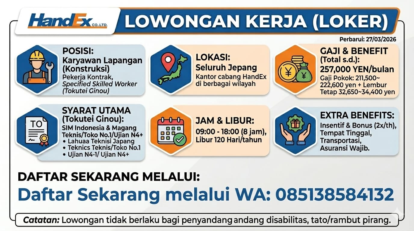 Info Loker K-Japan